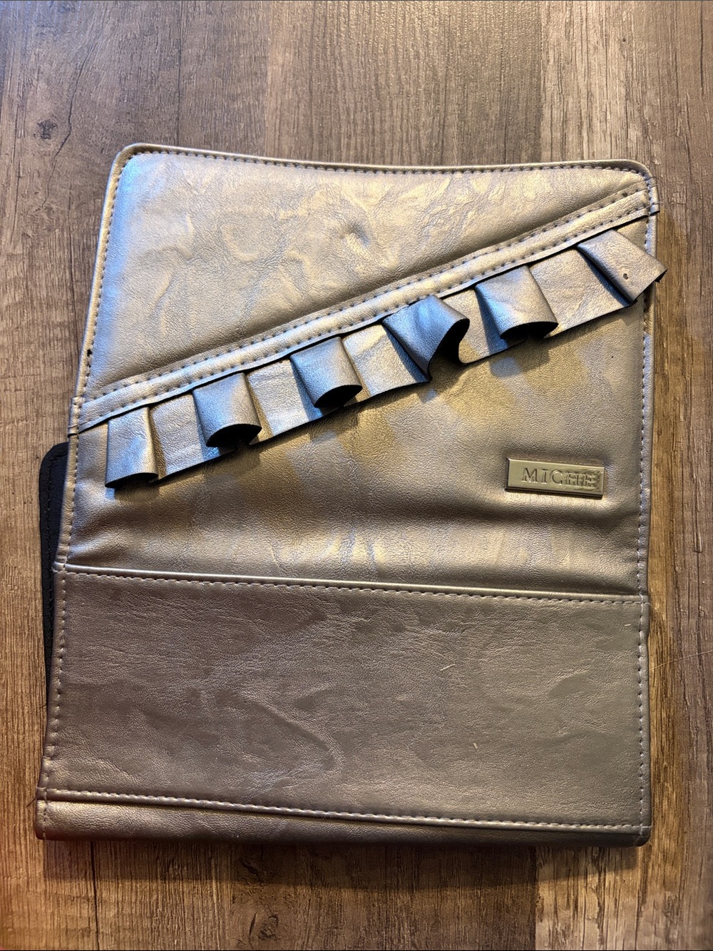 Miche Mini Metallic Silver Ruffle Shell (Cindy)